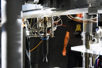 Benchmark’s 22-Newton Macaw ASCENT thruster prepared for testing at the Air Force Research Laboratory’s Edwards Air Force Base site