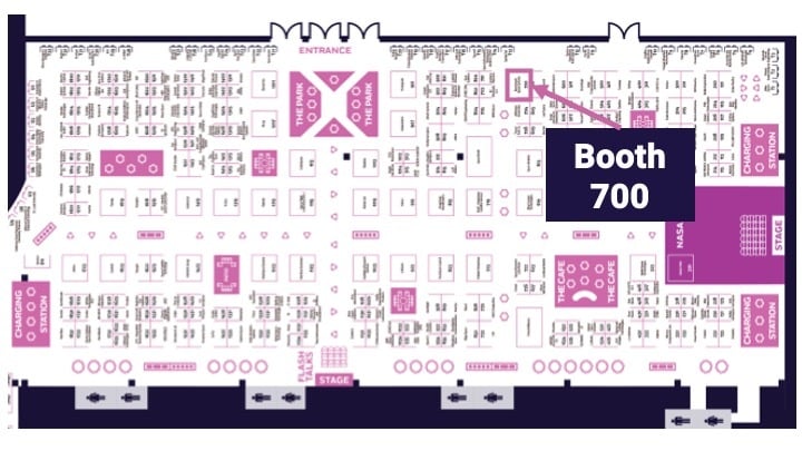 SSC Exhibit Floor Map 2025